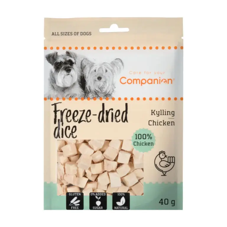 Companion Freeze Dried Dice Chicken M/Kylling 40g
