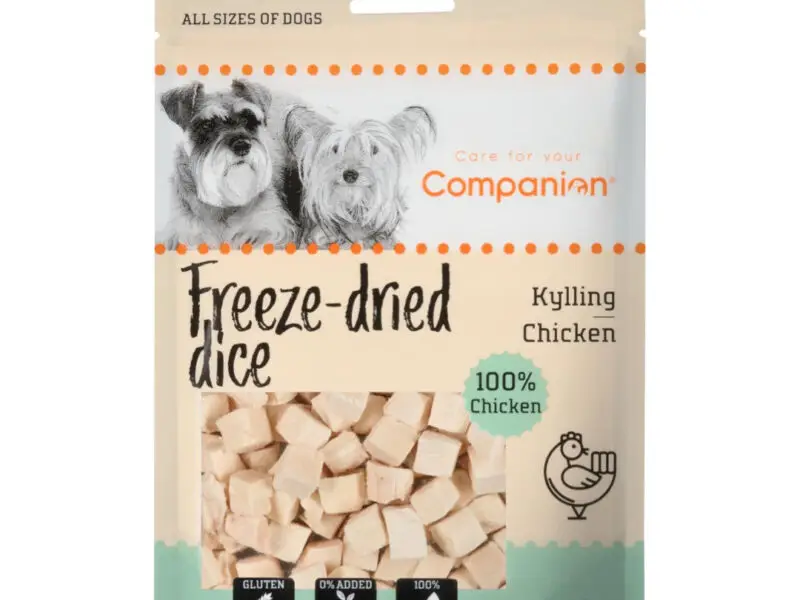 Companion Freeze Dried Dice Chicken M/Kylling 40g