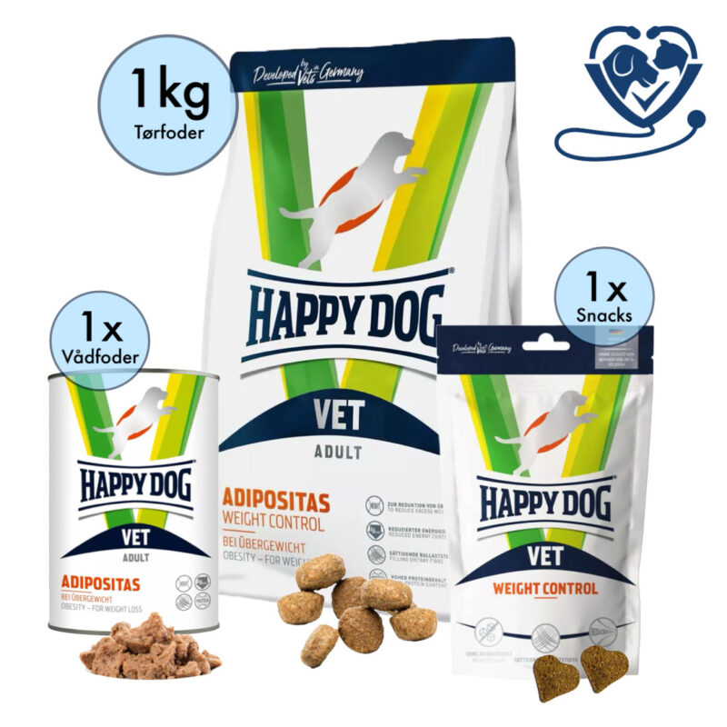 Happy Dog Vet Prøvepakke Adipositas Weight Control (Overvægt)