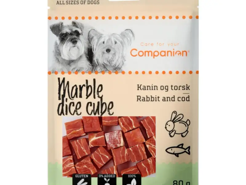 Companion Marble Dice Cube Kanin & Torsk 80g
