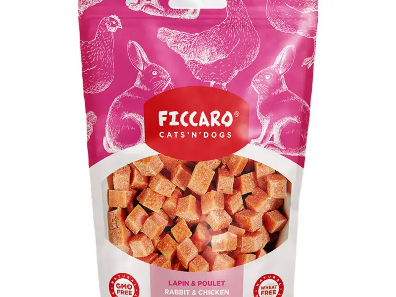Ficcaro Godbidder Soft Cubes Kanin & Kylling 100 g
