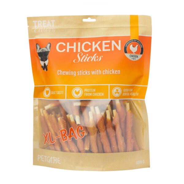 Treateaters No-Hide Tyggepinde M/Kylling XXL Økonomikøb 1 kg