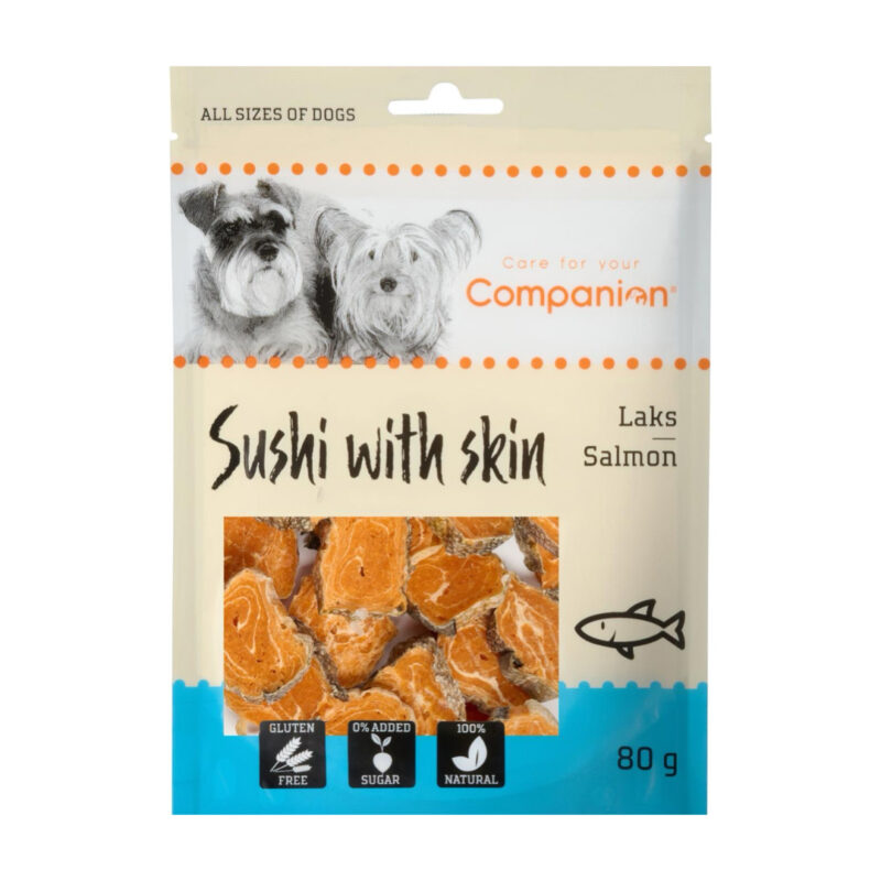 Companion Skin Wrapped Sushi M/Laks 80g