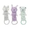Trixie Junior Strækbamse M/Knitrefolie Hvalpelegetøj