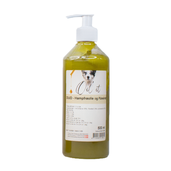 Oil'It Duo Fårefedt / Hampfrøolie 500 ml