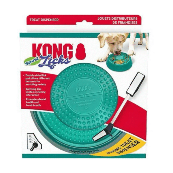 KONG Licks Spinz Medium/Large Roterende Slikkemåtte - Image 4