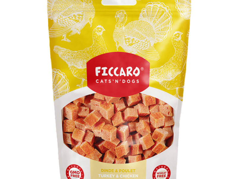 Ficcaro Godbidder Soft Cubes M/Kylling & Kalkun 100 g