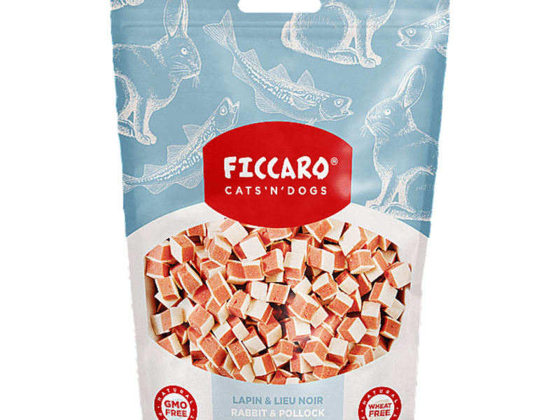 Ficcaro Godbidder Cubes Micro Sandwich M/Kanin & Sej 100 g