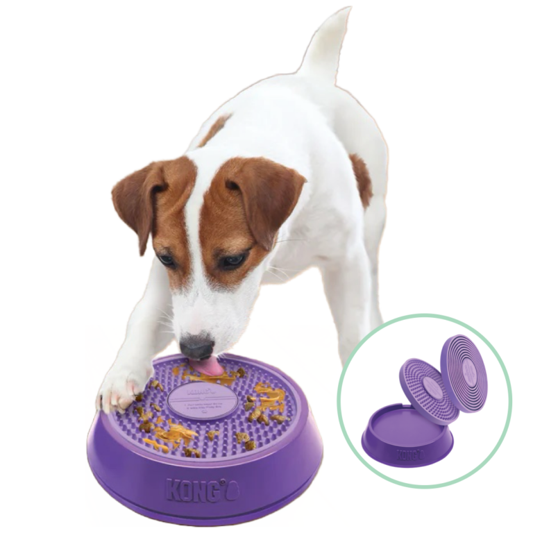 KONG Licks Spinz Small/Medium Roterende Slikkemåtte