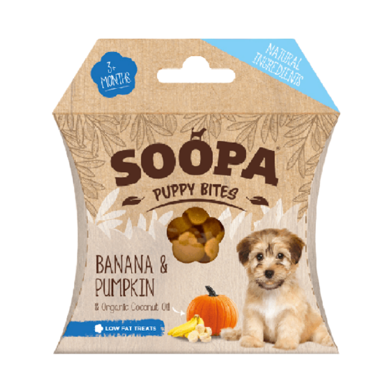 Soopa Puppy Sticks M/Banan & Græskar Vegansk Hvalpegodbid