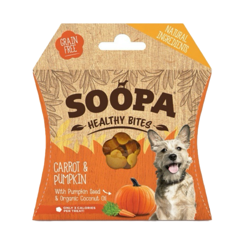 Soopa Healthy Bites M/Græskar & Gulerod Vegansk Hundegodbid