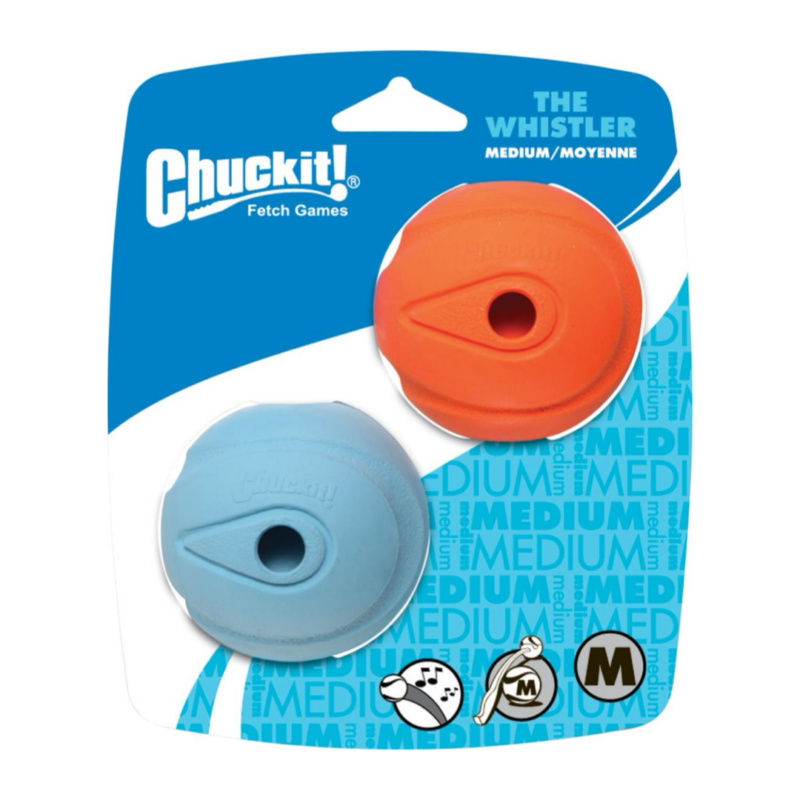 Chuckit Bold The Whistler Gummibolde 2 stk/pk.