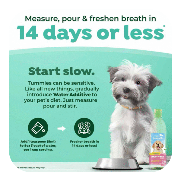 Tropiclean Fresh Breath Puppy Solution 473 ml - Image 3