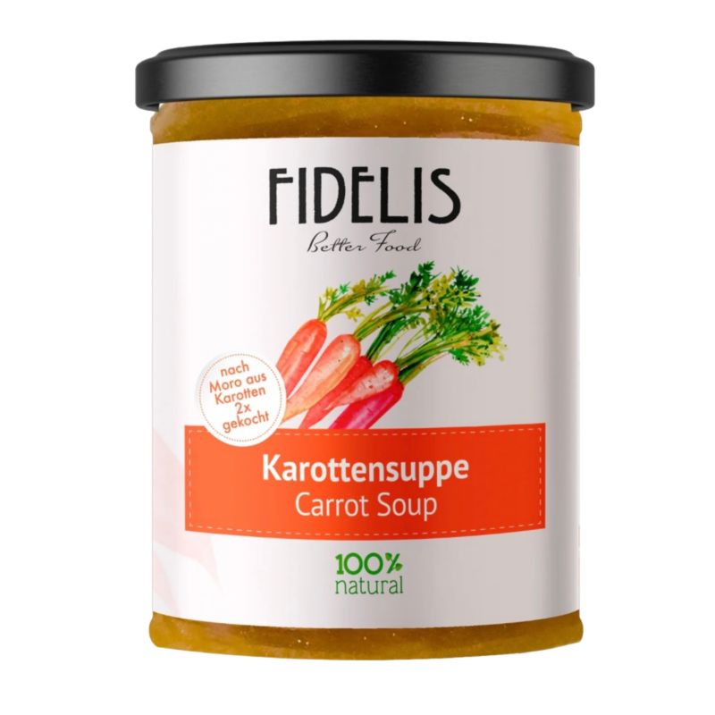 Sanadog Carrot Soup Vegetarisk Gulerods Bouillon 485 ml.