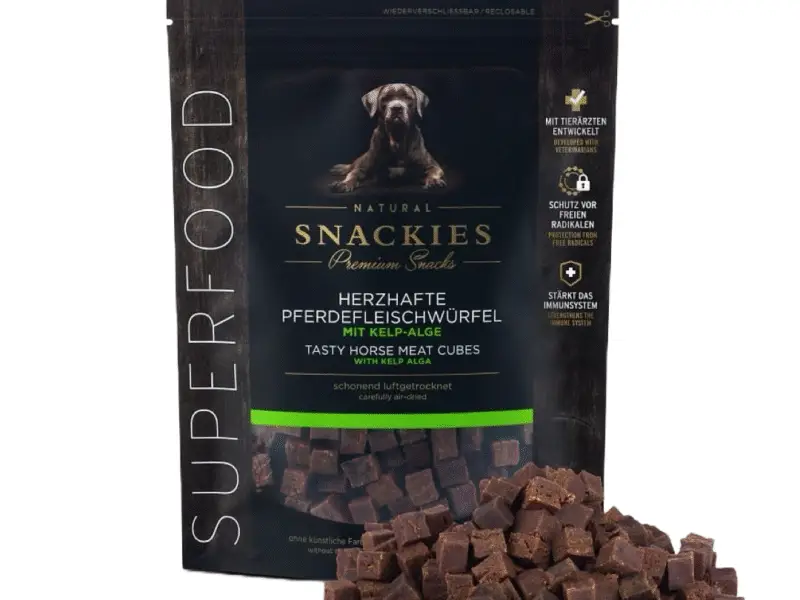 Snackies Superfood Lufttørret Hestetern M/Tang 170 g