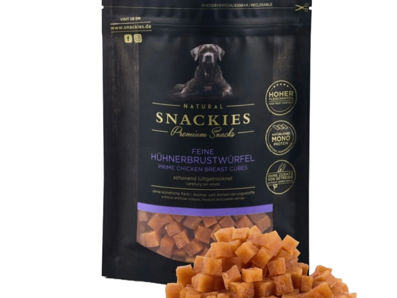 Snackies Lufttørret Kyllingetern Hundegodbidder 180 g
