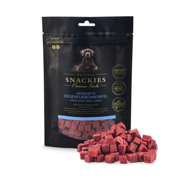 Snackies Lufttørret Gedetern Hundegodbidder 80g