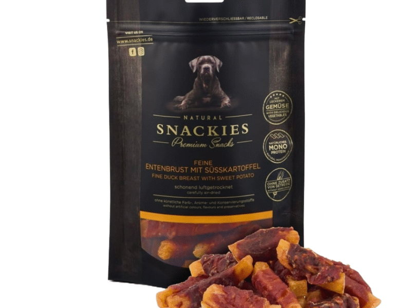 Snackies Lufttørret Andebryst & Sødkartoffel Hundegodbidder 170 g