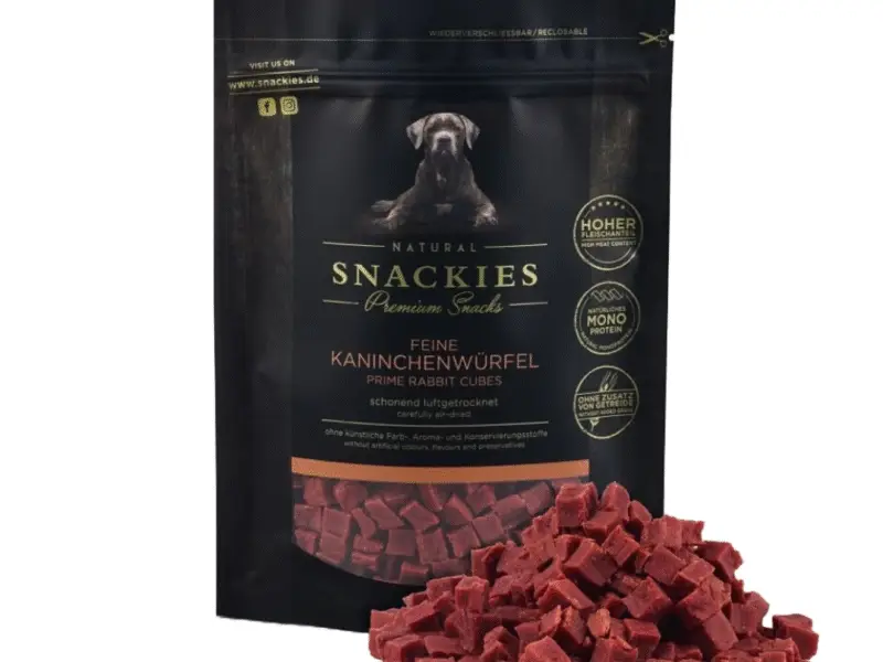 Snackies Lufttørret Kanintern Hundegodbidder 170 g