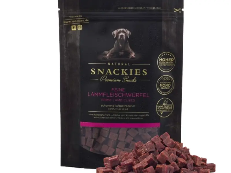 Snackies Lufttørret Lammetern Hundegodbidder 170 g