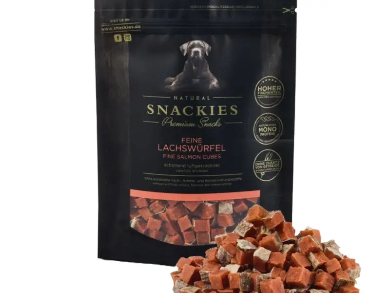 Snackies Lufttørret Laksetern Hundegodbidder 170 g