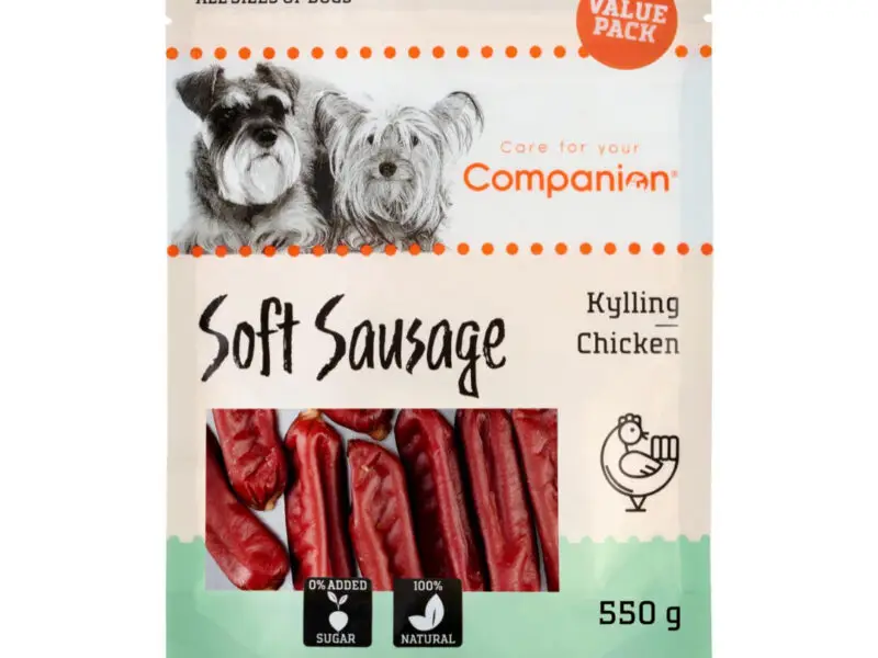 Companion Value Pack Soft Sausage M/Kylling Økonomikøb 500 g