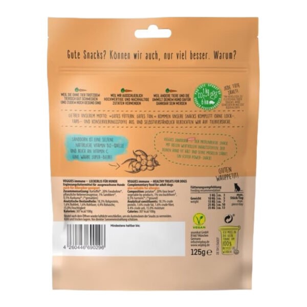 VegDog Veggies Immune Vegansk Godbid - Image 3