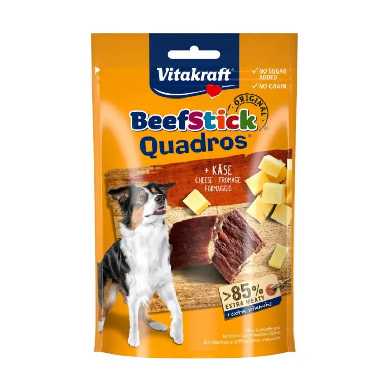 Vitakraft Beefstick Quadros Med Ost Hundegodbidder