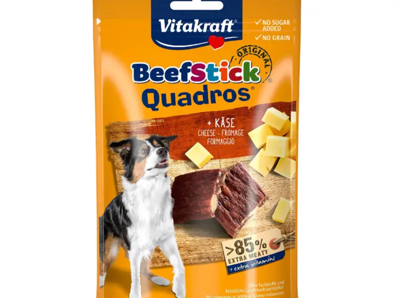 Vitakraft Beefstick Quadros Med Ost Hundegodbidder