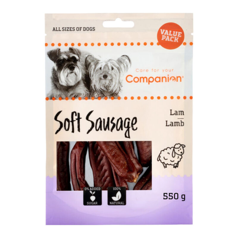 Companion Value Pack Soft Sausage M/Lam Økonomikøb 500g