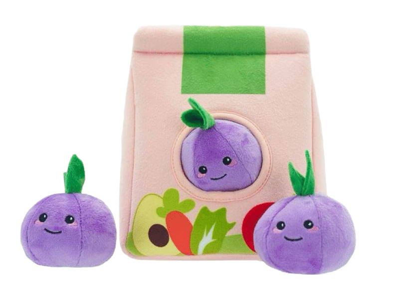 Hugsmart Puzzle Hunter Interaktivt Hundelegetøj Grocery Bag