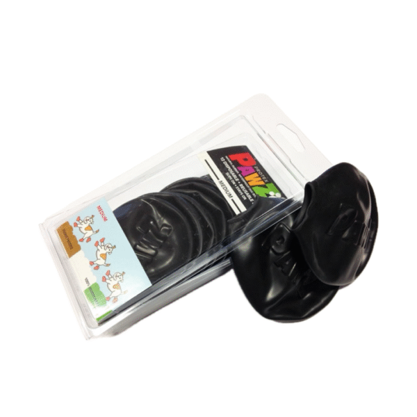 Pawz Hundesko i Gummi Sort 12 stk/pk - Image 4