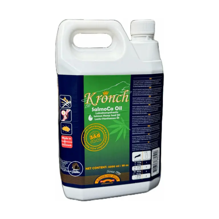 Henne Pet Food Kronch SalmoCa Oil Lakseolie & Hampefrøolie 2500 ml