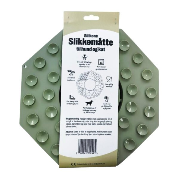 Nordic Paws 2in1 Slikkemåtte & Slowfeeder Grøn - Image 3