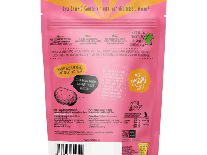 VegDog Pops Popcorn Vegansk Godbid
