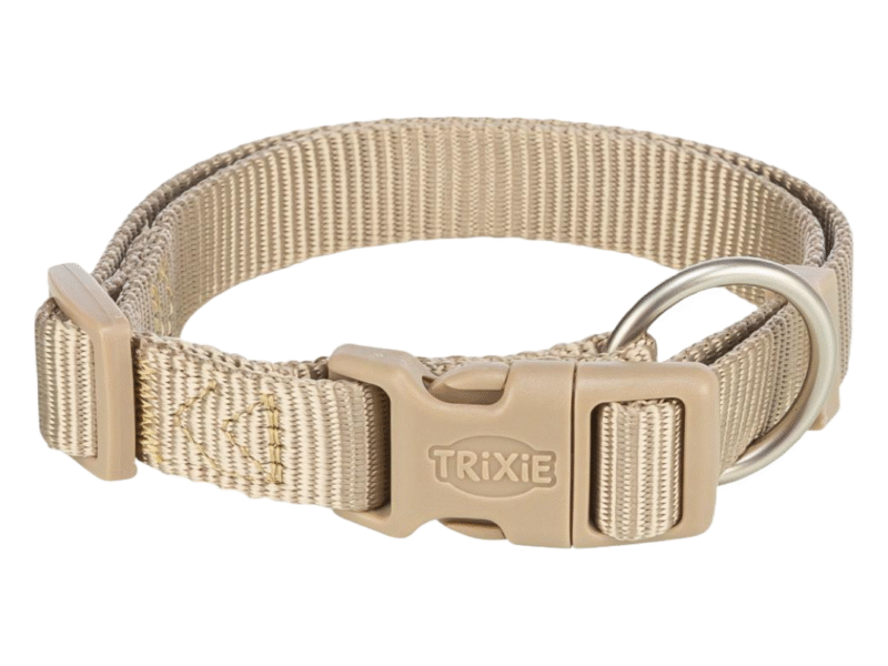 Trixie Premium Nylonhalsbånd Sand