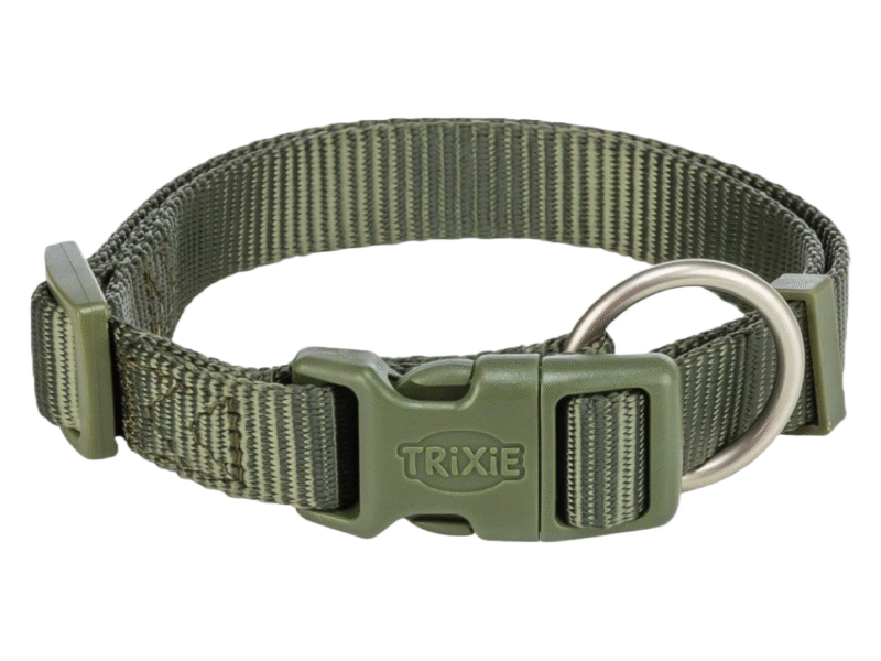 Trixie Premium Nylonhalsbånd Olive