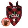 Julebandana Charmeklud Til Hunde Merry Christmas Rød