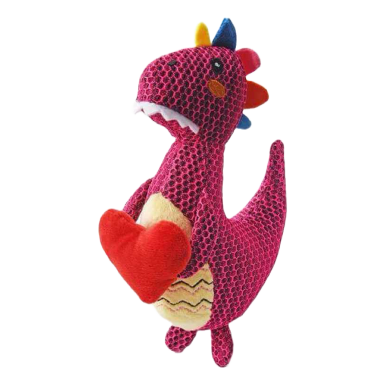 Hugsmart Fuzzy Friends Dino Rexy Large Hundelegetøj