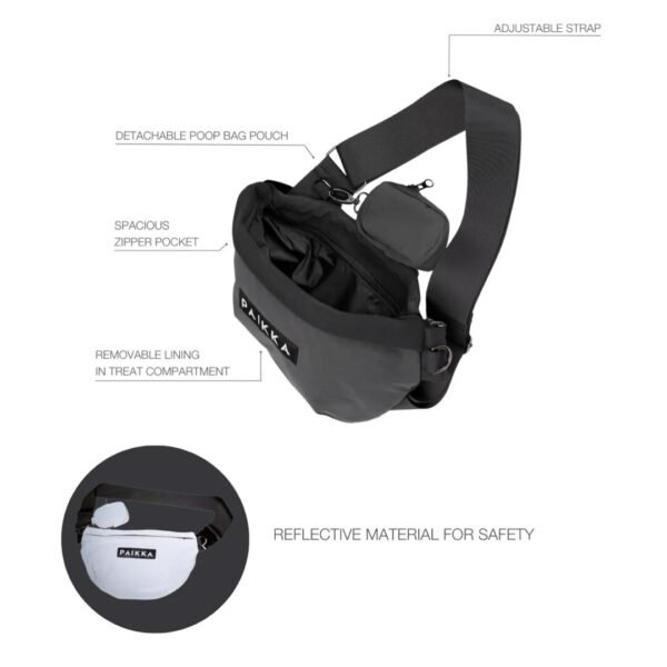 Paikka Visibility Treat Bag Reflekterende Hundelufter Taske - Image 4