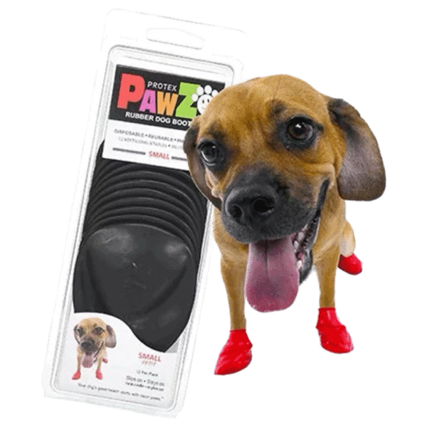 Pawz Hundesko i Gummi Sort 12 stk/pk - Image 2