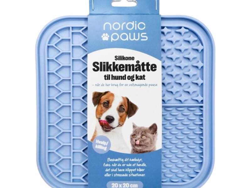 Nordic Paws Slikkemåtte Til Hvalpe Lyseblå