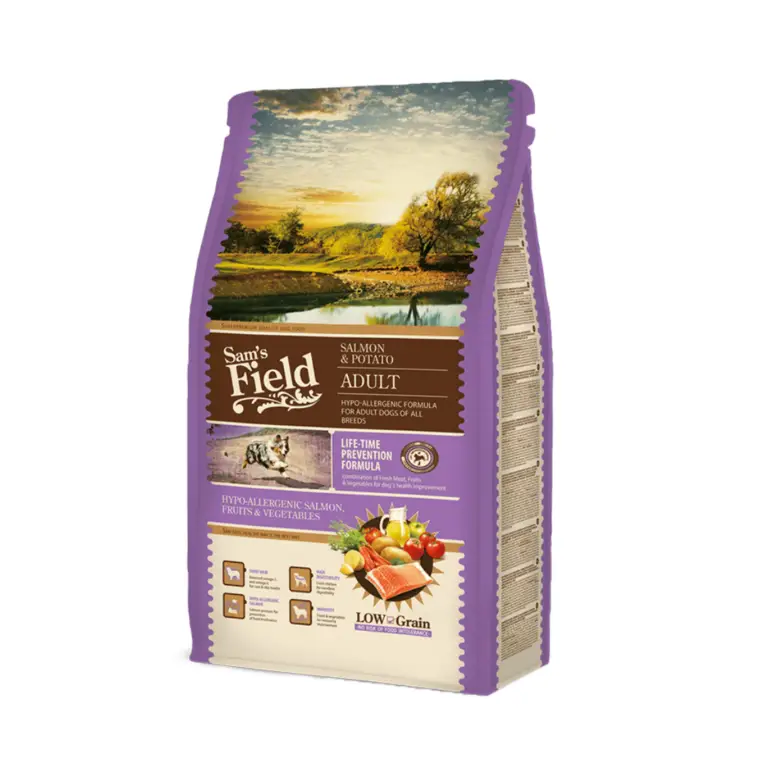 Sams Field Hundefoder Adult Salmon & Potatoes