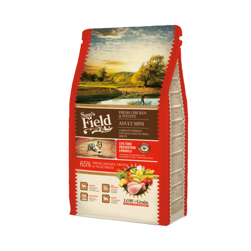 Sams Field Hundefoder Adult Mini Chicken & Potatoes