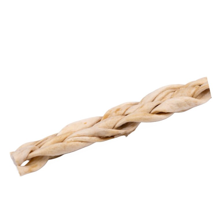 Snack'It Flettet Lammehud Tyggeben 25 cm
