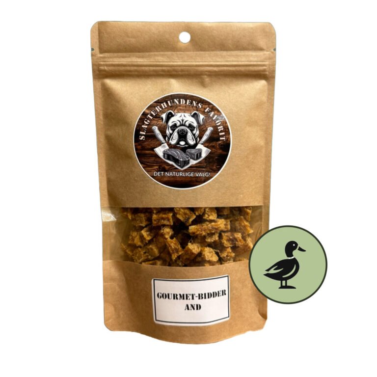 Slagterhundens Gourmet-Bidder 100% And Naturlig Hundegodbid