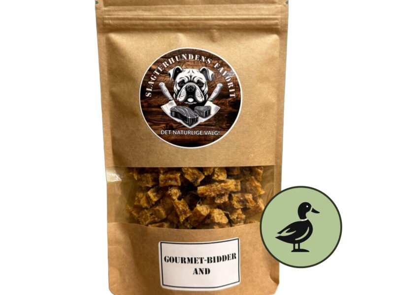 Slagterhundens Gourmet-Bidder 100% And Naturlig Hundegodbid