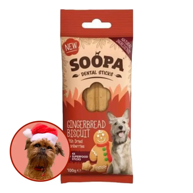 Soopa Sticks Gingerbread Biscuit Vegansk Hundegodbid
