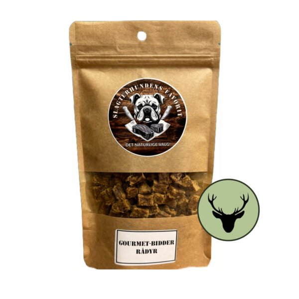 Slagterhundens Gourmet-Bidder 100% Rådyr Naturlig Hundegodbid