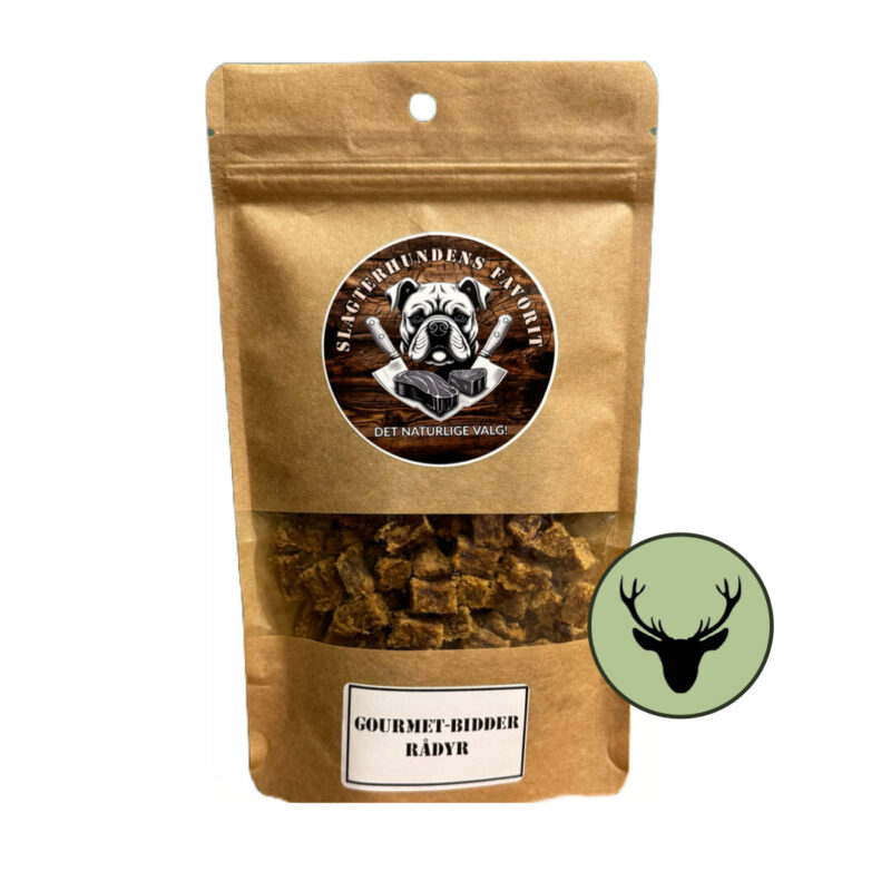 Slagterhundens Gourmet-Bidder 100% Rådyr Naturlig Hundegodbid